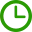 clock circular outline